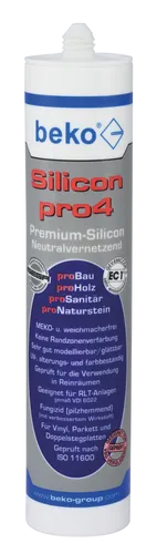 beko Silicon pro4 Premium Silikon 310ml, Verschiedene Farben