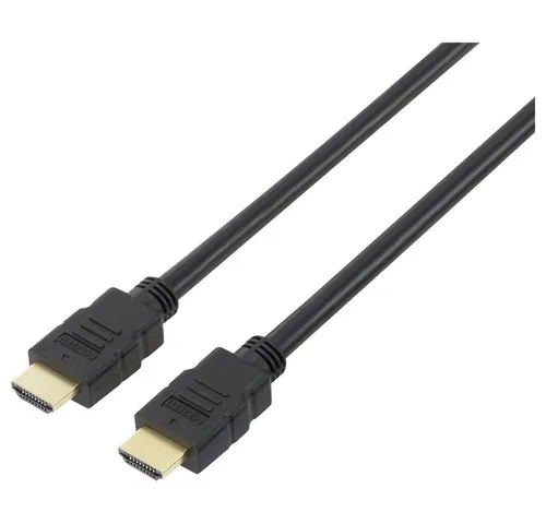 SpeaKa Professional HDMI Kabel 10m - High Speed HDMI-Kabel mit vergoldeten Kontakten für optimale Signalübertragung und integrierten Ethernetkanal für Internetverbindung ohne zusätzliches Kabel.
