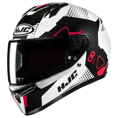 HJC C10 Aspa Helm, schwarz-weiss-rot, Größe S für Männer von HJC Helmets