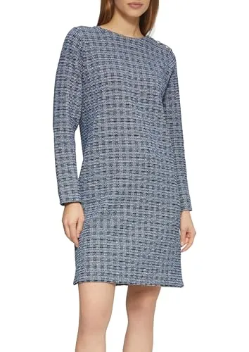 s.Oliver Kurzes Bouclé-Kleid mit Zierknöpfen - Freizeitkleider für Damen, modisches Bouclé-Design mit Zierknöpfen und lockerem Schnitt für ein angenehmes Tragegefühl.