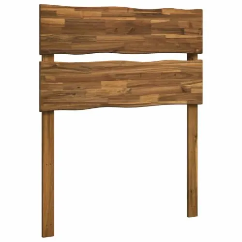 vidaXL Kopfteil ROSTOCK mit Live Edge aus massivem Holz 90 cm