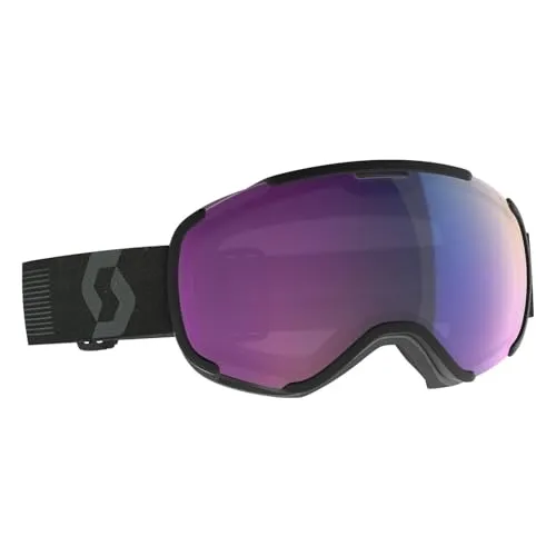 Scott Goggle Faze II mineral black + enhancer teal chrome (7413) - Herren & Unisex Skibrillen mit SCOTT Amplifier Scheibentechnologie für optimierte Sicht und 100 % UV-Schutz. Ideal für Skifahrer, die Komfort und modernes Design schätzen.