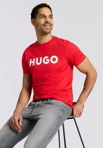 HUGO Herren T-Shirt Dulivio rot (S) von HUGO BOSS