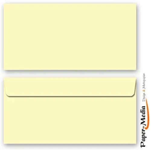 Farbige-Briefumschläge 50 Stück DIN LANG (110x220 mm) ohne Fenster FARBE 113, Selbstklebend mit Abziehstreifen