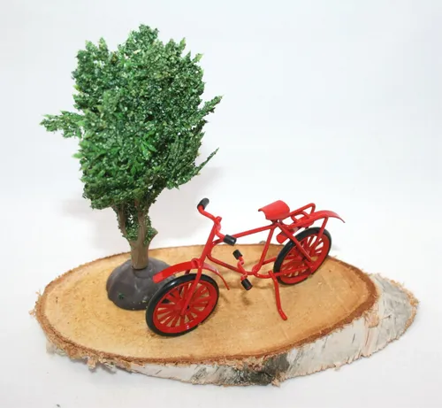 Geldgeschenk-Träger Fahrrad, Dekofigur Set, Tischdeko, Hobbyfun 4019