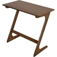 Costway Z-förmiger Beistelltisch aus Bambus - Eleganter, Z-förmiger Beistelltisch aus hochwertigem Bambus, ideal für kleine Räume. Bietet großzügige Ablagefläche für Snacks, Getränke und Laptops. Passt perfekt neben Sofa oder Bett und verleiht Ihrem Wohnraum einen rustikalen Charme.