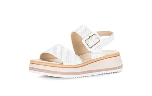Produktbild Gabor Damen Sandaletten – Elegante Riemchensandalen in Weiß (35 EU)