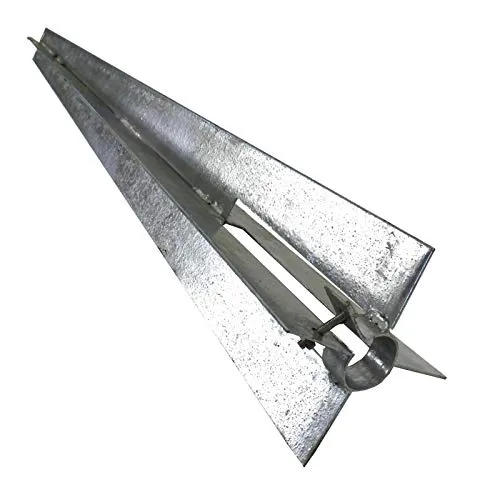 Estexo Home & Garden Bodenhülse Einschlaghülse Ø 34 mm Pfostenträger 50 cm für Zaunpfosten Gartenzaun