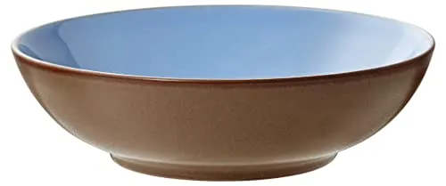 BITZ Salatschüssel, Schüssel/Schale aus Steinzeug, Spülmaschinenfest, Durchm. 24 cm, Wood/Ocean