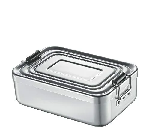Küchenprofi Lunchbox klein, Aluminium silber
