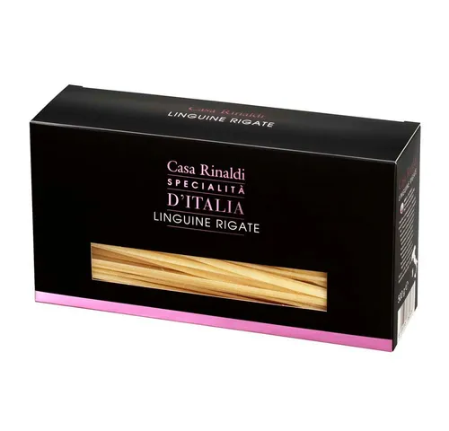 Casa Rinaldi Nudeln, Casa Rinaldi die flachen Spaghetti Pasta Linguine Rigate 500g