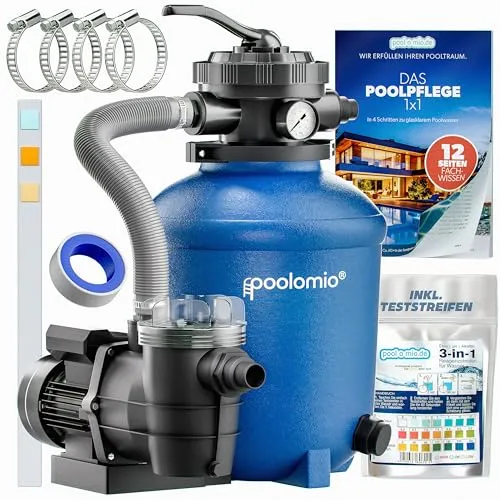 poolomio® Sandfilteranlage für Pools bis 35.000l