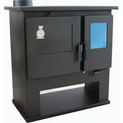 Verso CS Lite 7,7 kW Holzherd | Kaminofen mit Ofen - Links von Verso