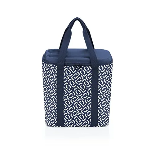 reisenthel coolerbag XL in Signature Navy – Kühltasche aus recycelten PET-Flaschen – Ideal für das Picknick, den Einkauf und unterwegs