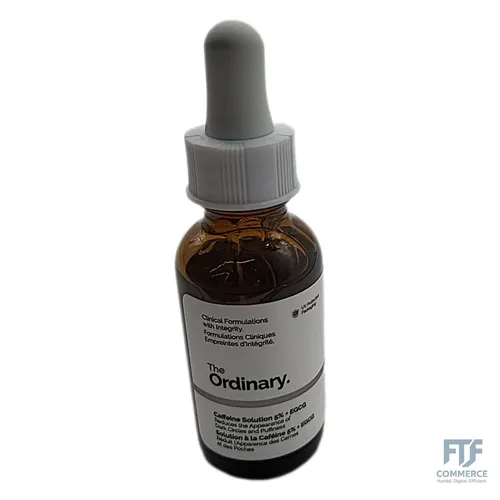The Ordinary Caffeine Solution 5% + EGCG Augenfluid 30 ml - Wasserbasiertes Augenfluid mit Koffein und EGCG, ideal zur gezielten Pflege der Augenpartie. Unterstützt die Aufhellung und sorgt für ein frisches Aussehen.