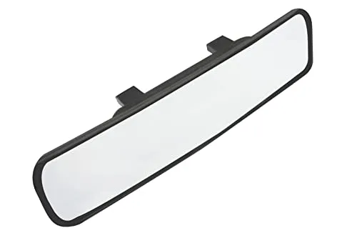 Maximex Panorama-Rückspiegel Maxi, Extra-großer Rückspiegel erweitert das Sichtfeld um 100%, Für leichteres Einparken, Keine toten Winkel & überholende Fahrzeuge schneller sehen, 7,5x43x5cm
