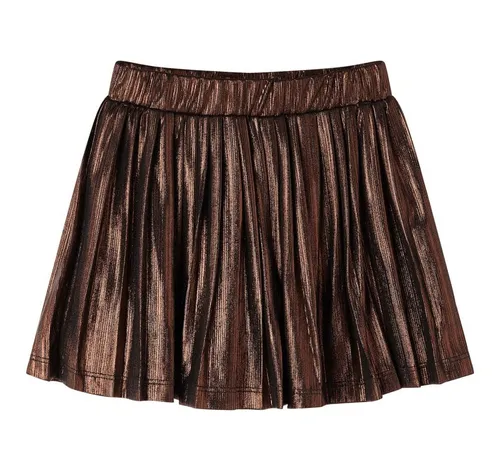 vidaXL Skaterrock Kinderrock mit Glitzer Cognac 128