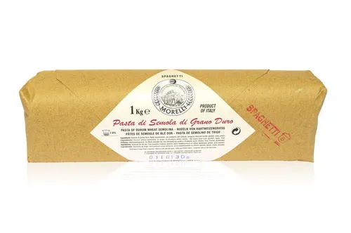 Morelli Spaghetti aus Hartweizengrieß handverpackt 1kg Pasta Nudeln aus Italien