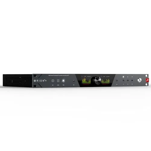 Antelope Orion 32+ | Gen 4 - 128-Kanal Audio Interface - Audio-Interfaces; Professionelles 128-Kanal Thunderbolt/USB Audio Interface mit 130dB Dynamikumfang und 64-Bit Clocking Technology für höchste Audioqualität.