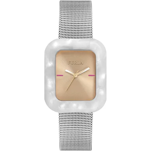 Damenuhr FURLA ELISIR R4253111502 Edelstahl Mesh Rosa