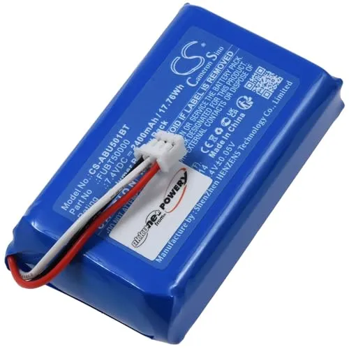 Akku für Abus Secvest FUAA50000 FUAA50100 Funk-Alarmanlage - Ersatzakku mit 7,4V und 2400mAh, 100% kompatibel und umweltfreundlich. Ideal für schnellen Austausch ohne Memory-Effekt.