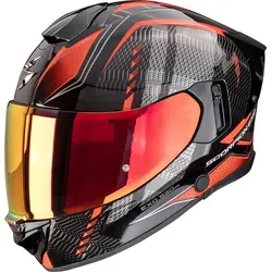 Scorpion EXO 530 Air Theras Motorradhelm Schwarz Rot Gr. XL - Hochwertiger Integralhelm in Größe XL für Onroad- und ATV-Fahrten. Mit kratzfestem Visier, antiallergischem Innenfutter und hervorragender Belüftung für maximalen Komfort.