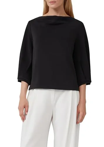 Sweatshirt S.OLIVER BLACK LABEL für Damen – Schwarz, Gr. 36 von s.Oliver