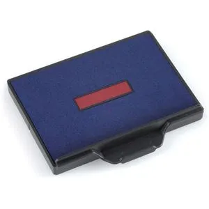 Trodat Ersatzstempelkissen 6/58/2, für Stempelautomat 5474, 5480, rot/blau