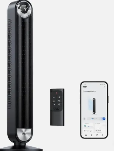 Dreo Cruiser Pro T2S Smart Turmventilator in schwarz von Dreo