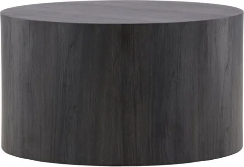 Venture Home Couchtisch York Schwarz - Eleganter runder Couchtisch mit 80 cm Durchmesser, ideal für Bücher und Snacks. Das zeitlose Schwarz passt zu jedem Einrichtungsstil und schafft eine stilvolle Atmosphäre in deinem Wohnzimmer.