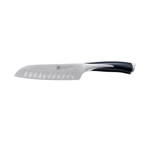 Richardson Sheffield KYU Santoku-Messer - Hochwertiges Santoku-Messer mit extrem scharfer Klinge und rutschfestem Griff, ideal für Fisch, Fleisch & Gemüse. Spülmaschinenfest und rostfrei - ein Must-Have für jede Küche!