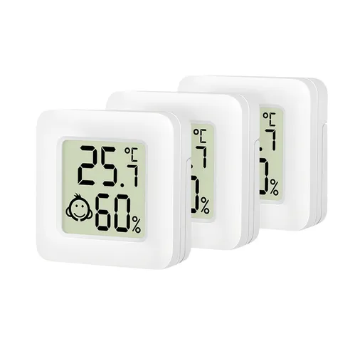 Stück digitales Thermometer Hygrometer LCD Anzeige Temperatur Luftfeuchtigkeit 3