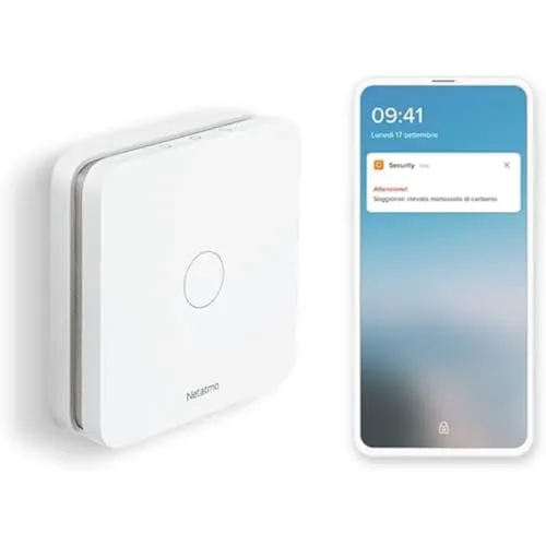 Netatmo - Intelligenter Kohlenmonoxid-Detektor, Wi-Fi, 10 Jahre Lebensdauer, 85 Db Alarm, Zertifizierungen En 50291 E Nf, Nco-It, ‎Verwendbar, Weiß, ‎10 x 2,3 x 10 390 cm. Gramm