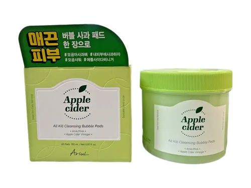 Ariul Apfel Cider All Kill Reinigungs-Bubble-Pads AHA PHA 60 Pads K Beauty