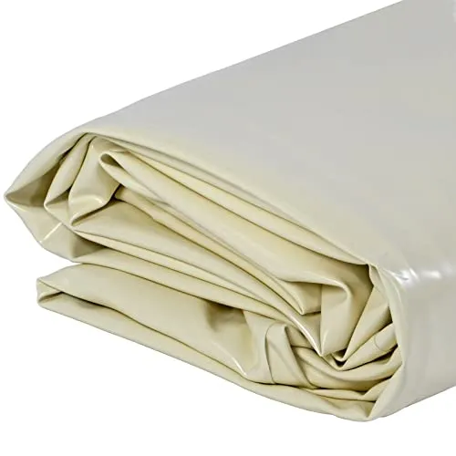 POOL Total Ersatzfolie Ø 4,00 x 1,20 m - Sandfarben, 0,60 mm - Poolinnenfolie für Ø 4,00 m Pools, langlebig und UV-beständig für optimalen Schutz und eine ansprechende Optik.