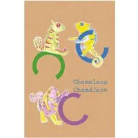 Komar Wandbild ABC Animal C 30 x 40 cm