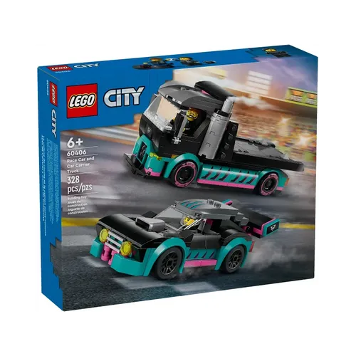 LEGO 60406 Autotransporter mit Rennwagen