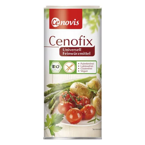 Cenovis Cenofix universell Streuer 200g - Fertiggerichte – Vielseitiges Feinwürzmittel für perfekten Geschmack, palmfettfrei und ideal zum Nachwürzen bei Tisch.