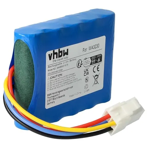 vhbw Akku Ersatz für Scheppach AK4.0-RC-20Li, 7913001716 für Rasenroboter Rasenmäher (2500mAh 20V Li-Ion)