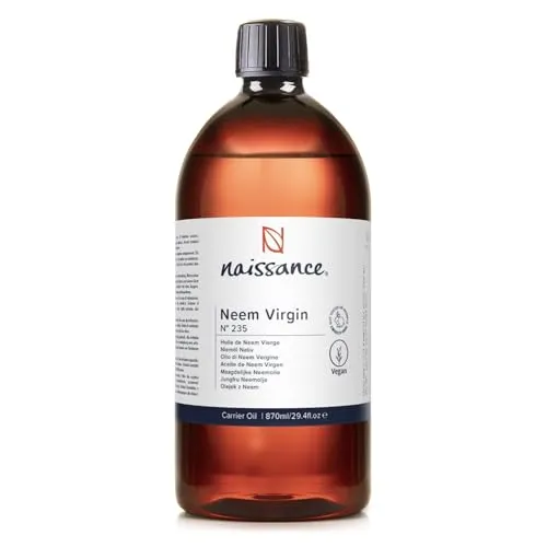Naissance Neemöl (Nr. 235) - 870ml - Niemöl für Hautpflege, Gesicht, Kosmetik, Neem Öl für Pflanzen