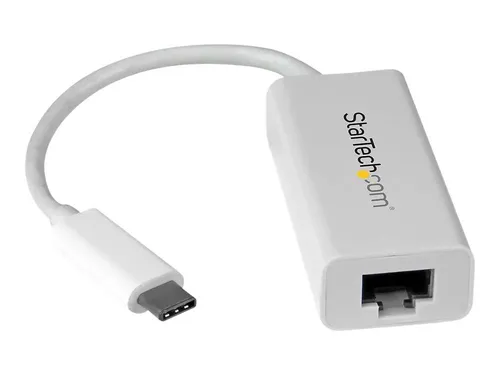 StarTech.com USB-C auf Gigabit Ethernet Adapter - Thunderbolt 3 kompatibel - Computer-Adapter für zuverlässige kabelgebundene Gigabit-Netzwerkverbindungen; ideal für unterwegs dank kompaktem Design und Plug-and-Play-Kompatibilität mit Windows und Mac.