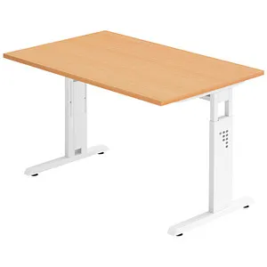 Hammerbacher-Schreibtisch C-Fuß 120x80cm von Hammerbacher