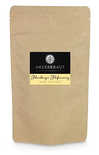 Ankerkraut Hamburger Hafencurry, Curry Gewürz ohne Salz, lecker würzen, einfach kochen, 150 g im aromadichten Beutel