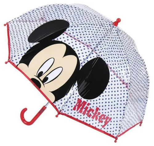 Cerda Taschenregenschirm Regenschirm Mickey Mouse in weiß von Cerdá