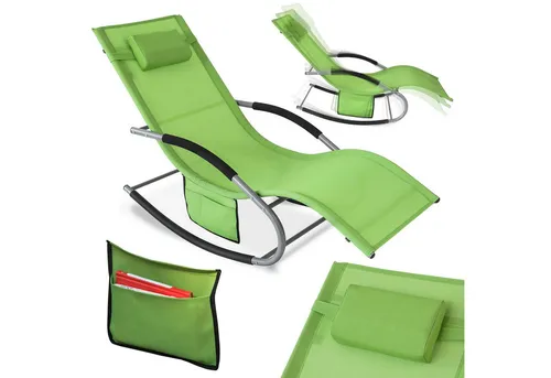 SoBuy Swingliege Schaukelliege in grün von SoBuy