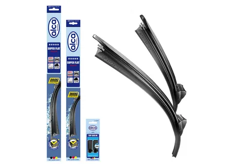 alca Scheibenwischblätter passend für MERCEDES-BENZ GLB, 07.2019 - 12.2025, Frontscheibe, (Packung, 2-St., Scheibenwischer), mit Nano Graphit Beschichtung