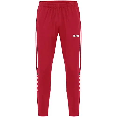 JAKO Kinder Sporthose Polyesterhose Power - Nachhaltige Kinder Sporthose aus 100% recyceltem Polyester, mit elastischem Bund und Reißverschlüssen, ideal für aktive Bewegungen und trendigen Look.