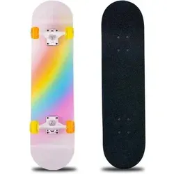 Skateboard Rainbow-CX 31x8 mit ABEC11 Kugellagern