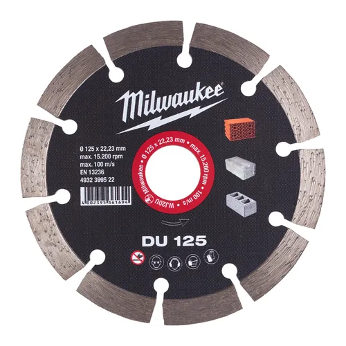 Milwaukee Diamantscheibe DU 125 x 22,2 mm von TTI