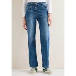 CECIL Loose-fit-Jeans High Waist blau 30